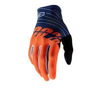 100% Celium Gants Bleu Marine/Orange Taille S