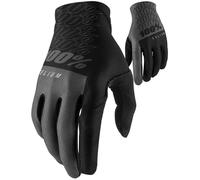 100% Celium Gants De Vélo, Noir-Gris, Taille S Pour Hommes Noir Gris