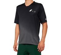 100% Celium Maillot de vélo à manches courtes, noir-gris, taille XL pour homme