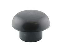 ø 100 chapeau de ventilation pvc gris ardoise