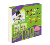100 cherche et trouve pour super futés 4-6 ans - Sandra Lebrun - Hugo Jeunesse - broché - Livre-jeu