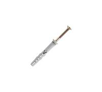 100 chevilles à frapper nylon multi-matériaux, clou tête fraisée, Inox A4 - 8 X 100 mm
