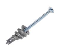 100 chevilles autoperceuses métalliques pour plaque de plâtre Fischer 50mm