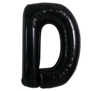 100 cm Lettres en aluminium Ballon Lettre D noire