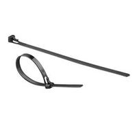 100 colliers de serrage réutilisables, coloris noir - 200 x 7,6 mm Noir