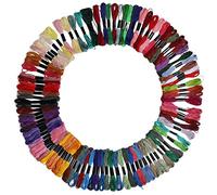 100 Colors Embroidery Thread Polyester Cotton Cross Stitch Floss DIY Sewing Kit for Embroidery Lovers and Craft Enthusiasts