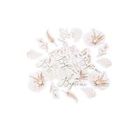 ARTY FETES FACTORY - 100 CONFETTIS CARTON BAPTÊME PAMPA COTON 3-6CM