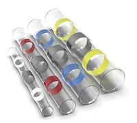 100 Connecteurs bout à bout thermorétractables set assortiment choix: (10 blanc / 40 rouge / 40 bleu / 10 jaune)