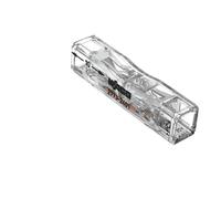 100 connecteurs WAGO traversant 2 entrées fils rigides et semi rigides Inline