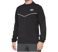 100% Corridor Stretch Veste Coupe-Vent Moto Textile Noire Md