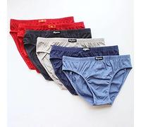 100% Coton Hommes Slips Grande Taille Hommes sous-vêtements Culottes 5XL/6XL Hommes Respirant Culotte Solide Sexy Confortable Shorts