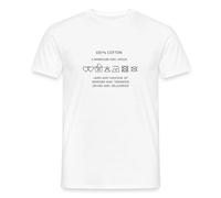 100% Cotton Entretien Avec Amour Noces De Coton Mariage T Shirt Homme
