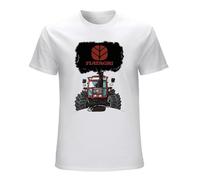 100% Cotton Sportswear Tee Plus Size Men's T-Shirt Fiatagri Tractor White Fashion Funny Size XXL