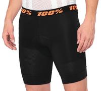 100% Crux Liner Shorts fonctionnels, noir, Taille 30