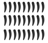 100 Cuillères Crème Visage Noir PP, Spatule Maquillage Portative | Application Uniforme Produits Soins, Dosage Précis, Hygiène Optimale, Pratique Voyage
