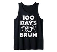 100 Days Bruh Lunettes de Soleil 100e Jour d'école Meme Girls Kids Débardeur