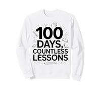 100 Days Countless Lessons - 100e Jour de l'enseignant Sweatshirt