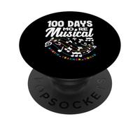 100 Days More Music Teacher Squad Notes PopSockets PopGrip Adhésif