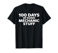 100 Days of Doing Mechanic Stuff Donne drôle T-Shirt