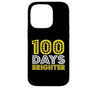 100 Days of School 100 days brighter Coque pour iPhone 14 Pro