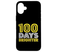 100 Days of School 100 days brighter Coque pour iPhone 16 Plus