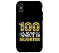 100 Days of School 100 days brighter Coque pour iPhone X/XS