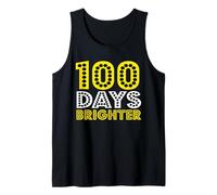 100 Days of School 100 days brighter Débardeur
