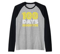100 Days of School 100 days brighter Manche Raglan