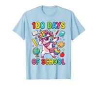100 Days of School Adorable nœud Licorne pour Fille T-Shirt