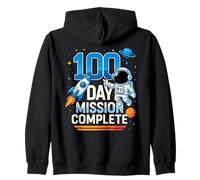 100 Days of School Astronaute Space for Boys Kids 100th Day Sweat à Capuche