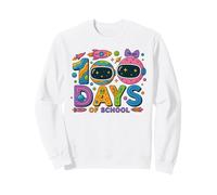 100 Days of School Astronaute Space Girls Kids 100th Day Sweatshirt