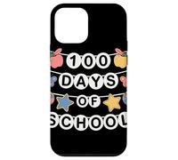 100 Days of School Bannière Pomme Papillon École Enseignant Coque pour iPhone 12 Mini