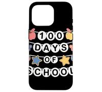 100 Days of School Bannière Pomme Papillon École Enseignant Coque pour iPhone 16 Pro
