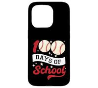100 Days of School Baseball 100e Jour Enseignants étudiants Enfants Coque pour iPhone 15 Pro