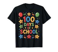 100 Days of School Celebration Stars Kids Classroom T-Shirt