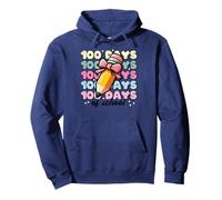 100 Days of School Crayon Coquette 100ème Jour Fille Enfants Femmes Sweat à Capuche