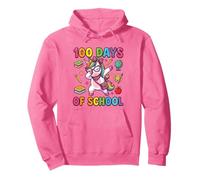 100 Days of School Dabbing Licorne Léopard Coquette Bow Girl Sweat à Capuche
