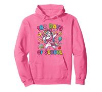 100 Days of School Dabbing Licorne Léopard Nœud pour enseignantes Sweat à Capuche