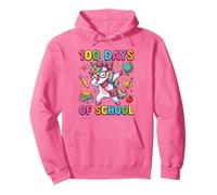 100 Days of School Dabbing Licorne Léopard Nœud pour enseignantes Sweat à Capuche