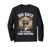 100 Days of School Deer Hunting Buck Manche Longue
