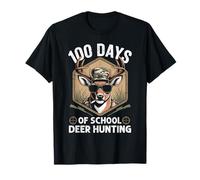 100 Days of School Deer Hunting Buck T-Shirt