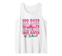 100 Days of School Girl Coquette Bow Mignon Crayon Rose Pastel Débardeur