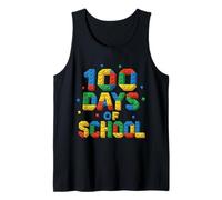 100 Days of School Master Builder Brique pour Enfants Débardeur