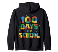 100 Days of School Master Builder Brique pour Enfants Sweat à Capuche