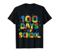 100 Days of School Master Builder Brique pour Enfants T-Shirt
