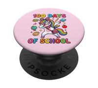100 Days of School Mignon Dabbing Licorne Léopard Nœud Rose PopSockets PopGrip Adhésif