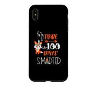 100 Days of School Milestone Teacher Student Cute Fox Tribe Coque pour iPhone XS Max