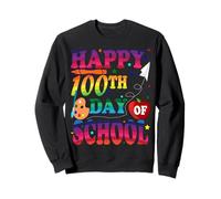 100 Days of School Smarter Happy 100th Day Garçons Filles Enfants Sweatshirt