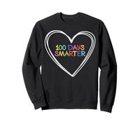 100 Days of School Teacher Kids 100th Day Smarter Sweatshirt