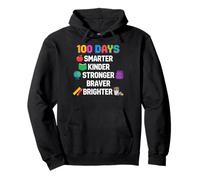 100 Days Smarter Kinder Stronger Brighter Smarter Sweat à Capuche